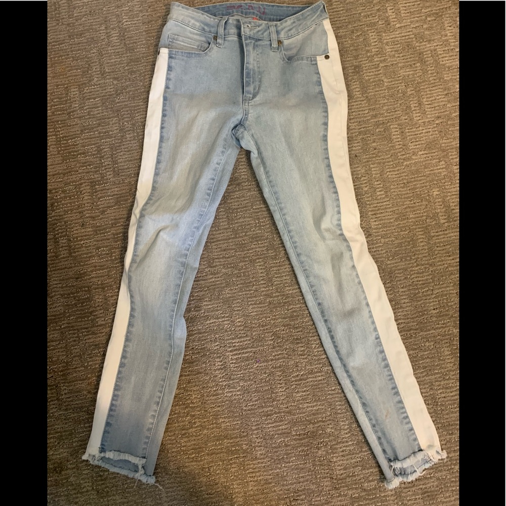 Me N U Light wash skinny jeans for teen girl